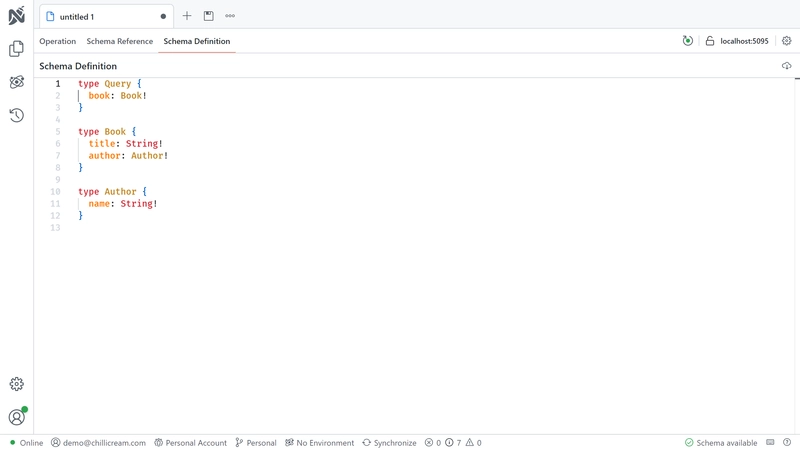 GraphQL IDE: Schema